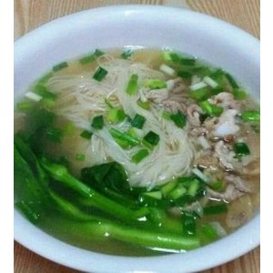 青菜肉丝粉