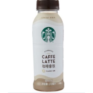 星巴克咖啡拿铁咖啡饮料270ml