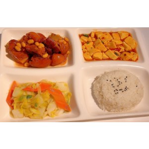 红烧猪脚套餐饭