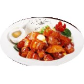 红烧肉盖浇饭