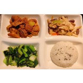 鸭肉套餐饭