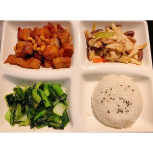 红烧肉套餐饭