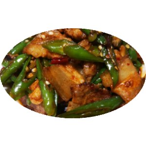 椒葱回锅肉