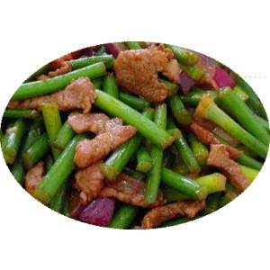 蒜苔炒肉